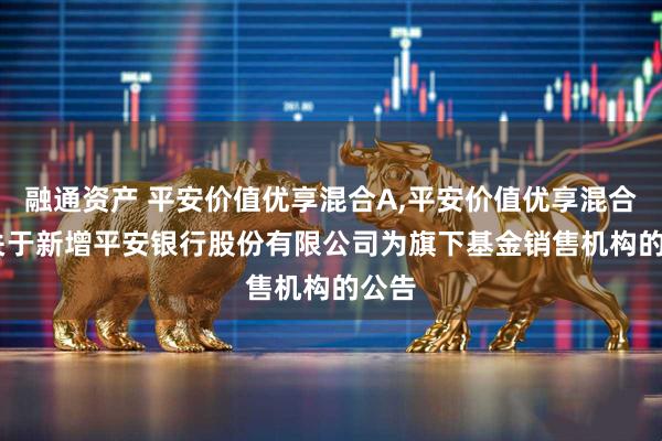 融通资产 平安价值优享混合A,平安价值优享混合C: 关于新增平安银行股份有限公司为旗下基金销售机构的公告