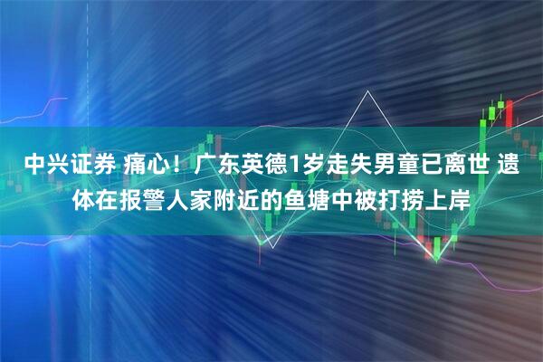 中兴证券 痛心！广东英德1岁走失男童已离世 遗体在报警人家附近的鱼塘中被打捞上岸